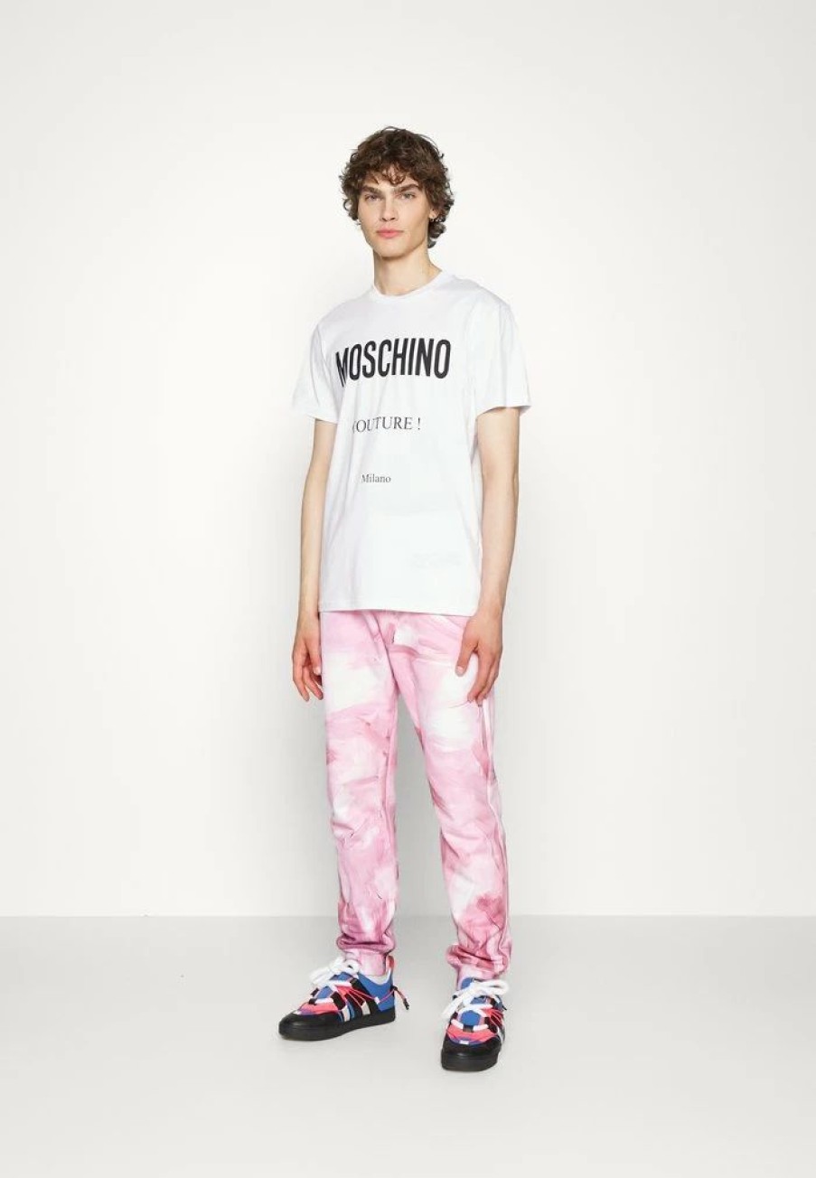 * | Moschino Print T-Shirt White