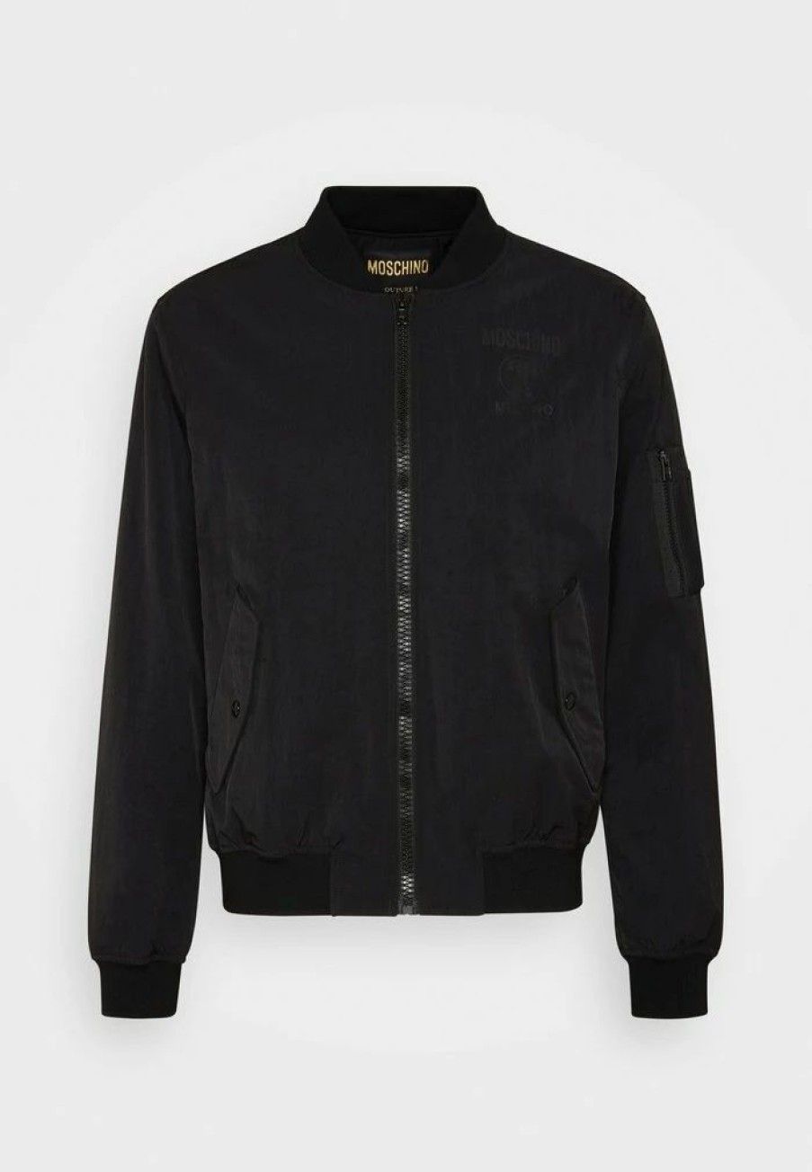 * | Moschino Outerwear Bomber Jacket Black