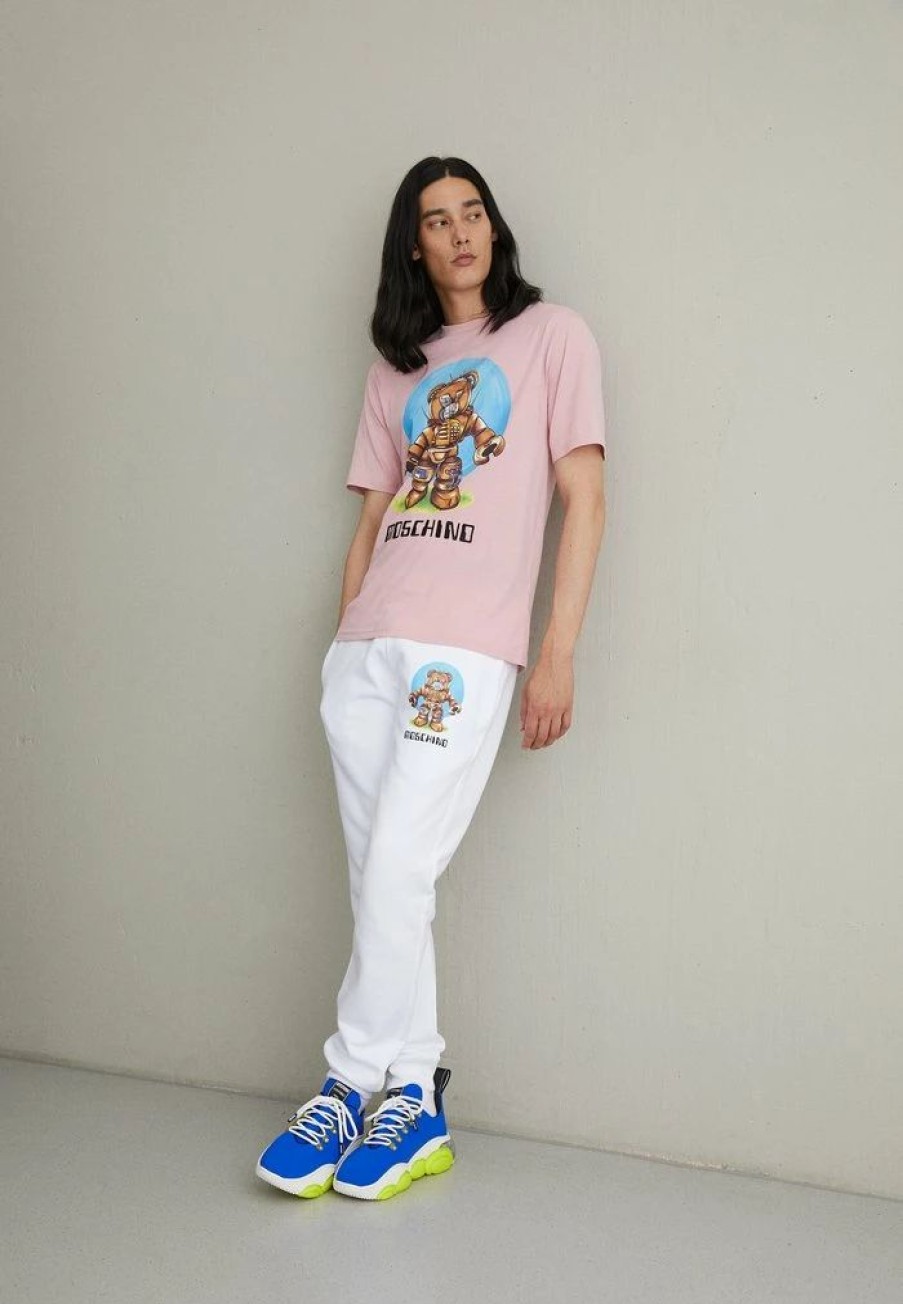 * | Moschino Print T-Shirt Fantasy Pink