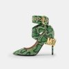 * | Moschino High Heels Verdino/Pistillo