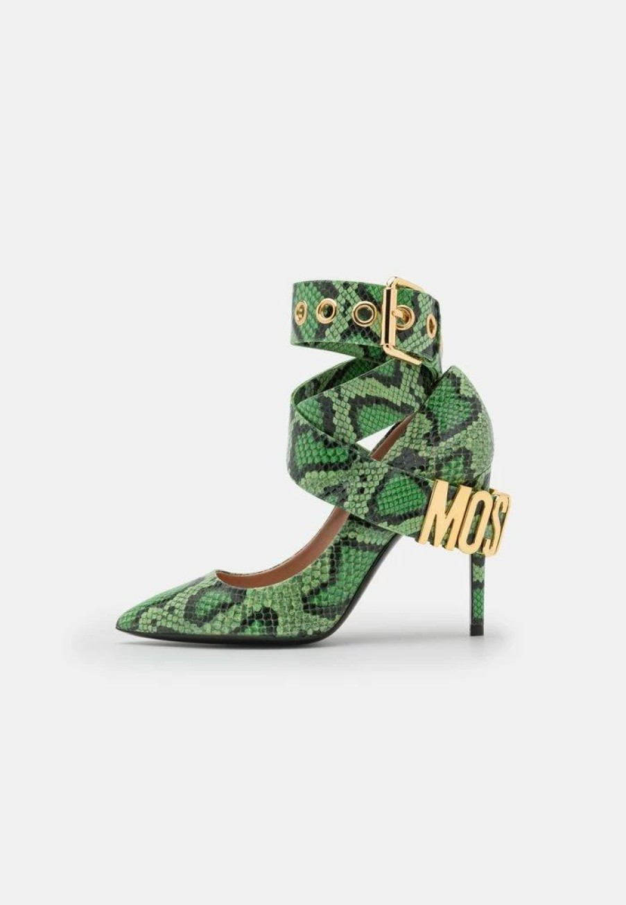 * | Moschino High Heels Verdino/Pistillo