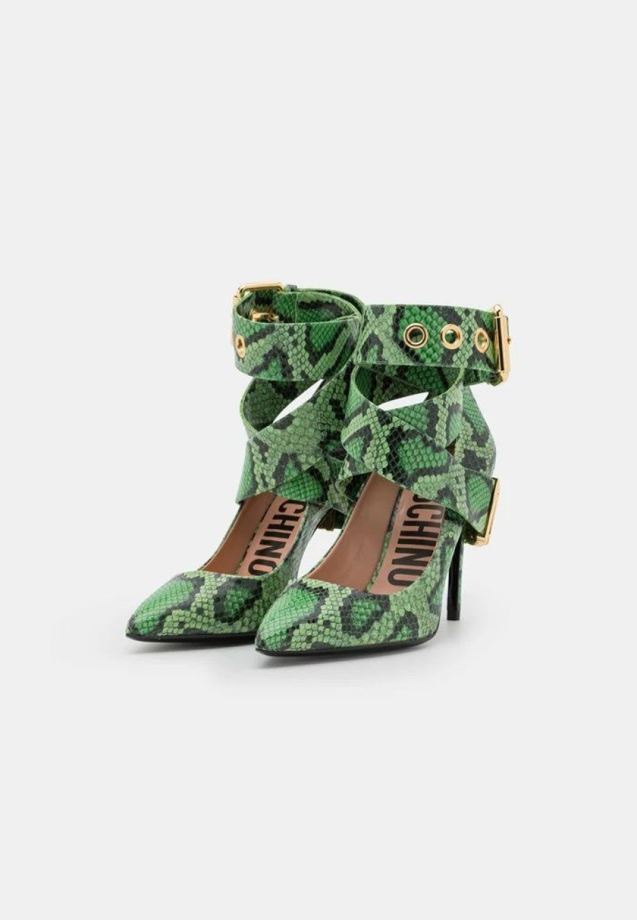 * | Moschino High Heels Verdino/Pistillo