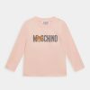 * | Moschino Unisex Long Sleeved Top Sugar Rose