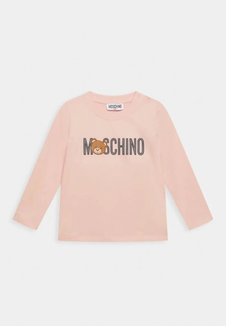 * | Moschino Unisex Long Sleeved Top Sugar Rose