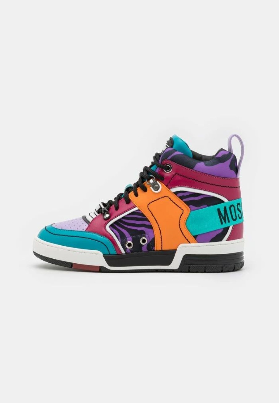 * | Moschino High-Top Trainers Fantasy Color