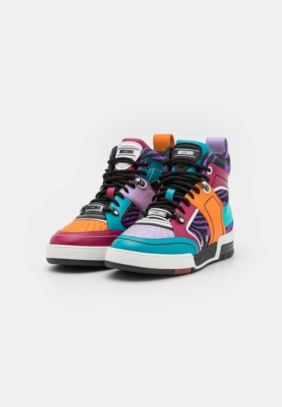 * | Moschino High-Top Trainers Fantasy Color