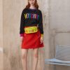 * | Moschino Color Block Jumper Black