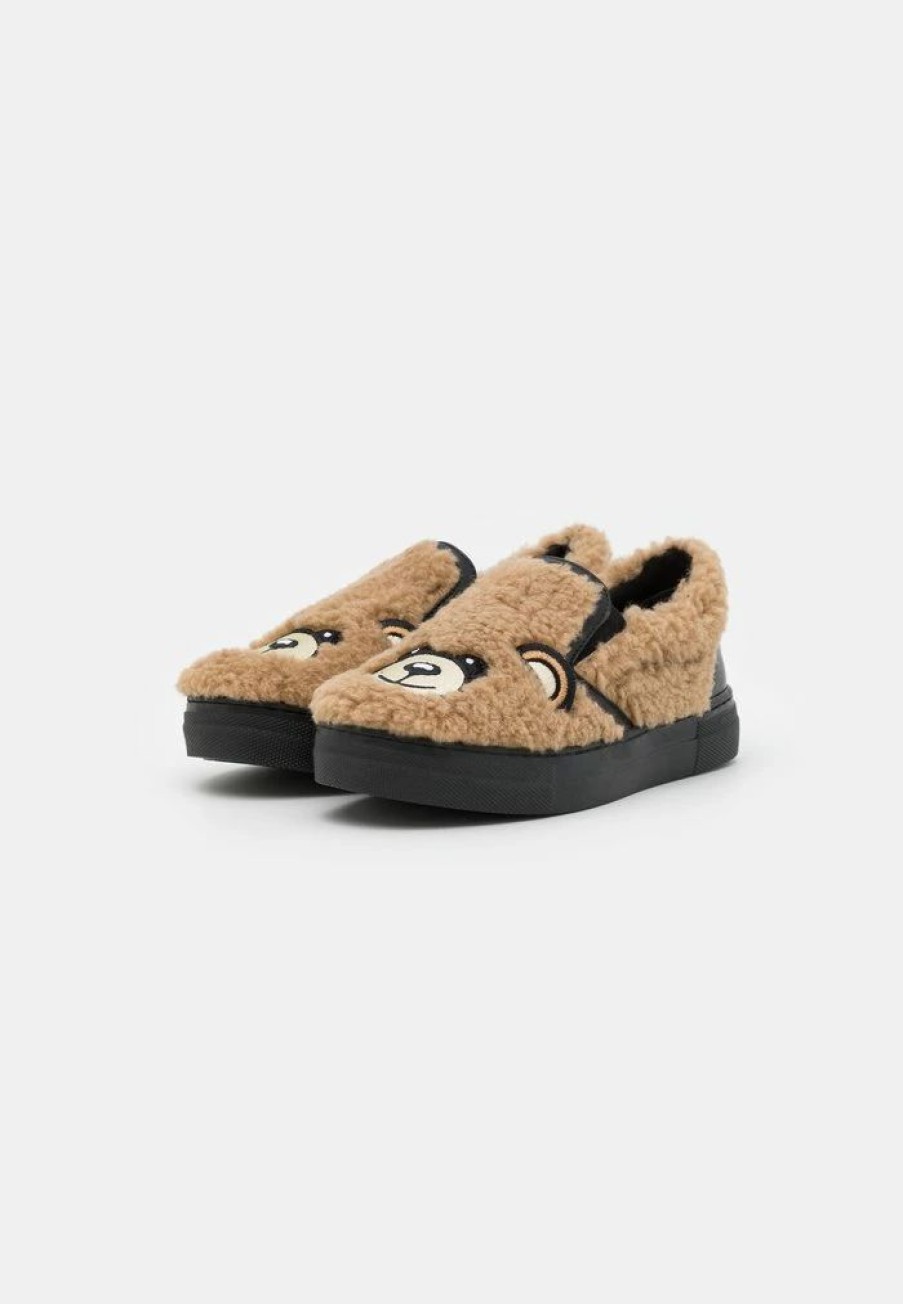 * | Moschino Unisex Slip-Ons Brown