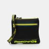 * | Moschino Logo Group Unisex Across Body Bag Black