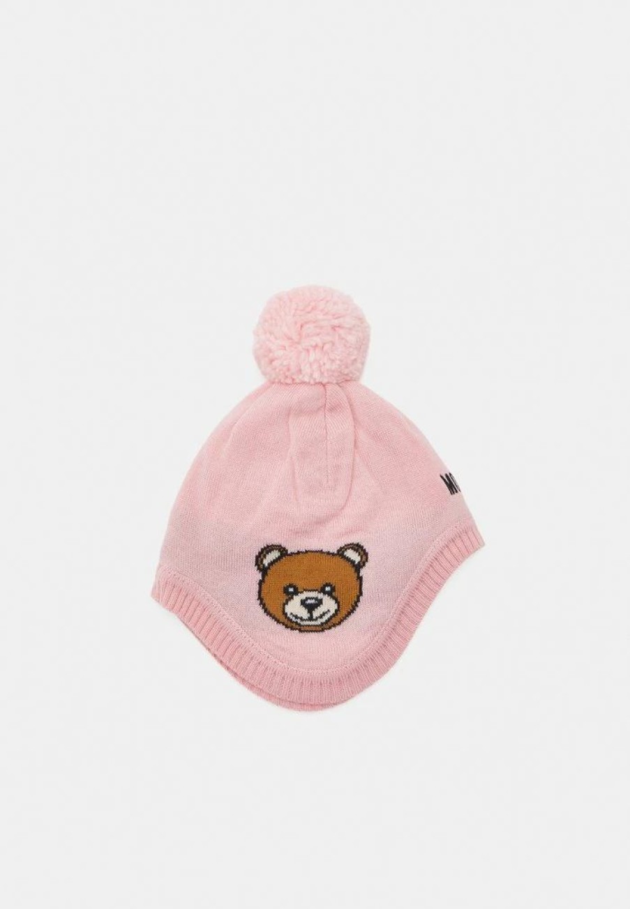 * | Moschino Baby Hat Unisex Beanie Sugar Rose