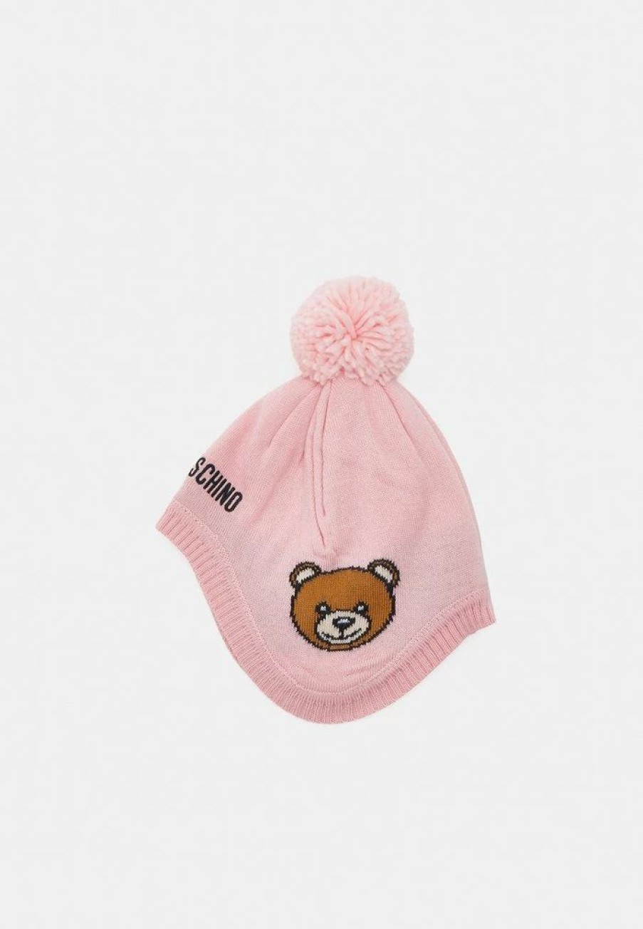 * | Moschino Baby Hat Unisex Beanie Sugar Rose