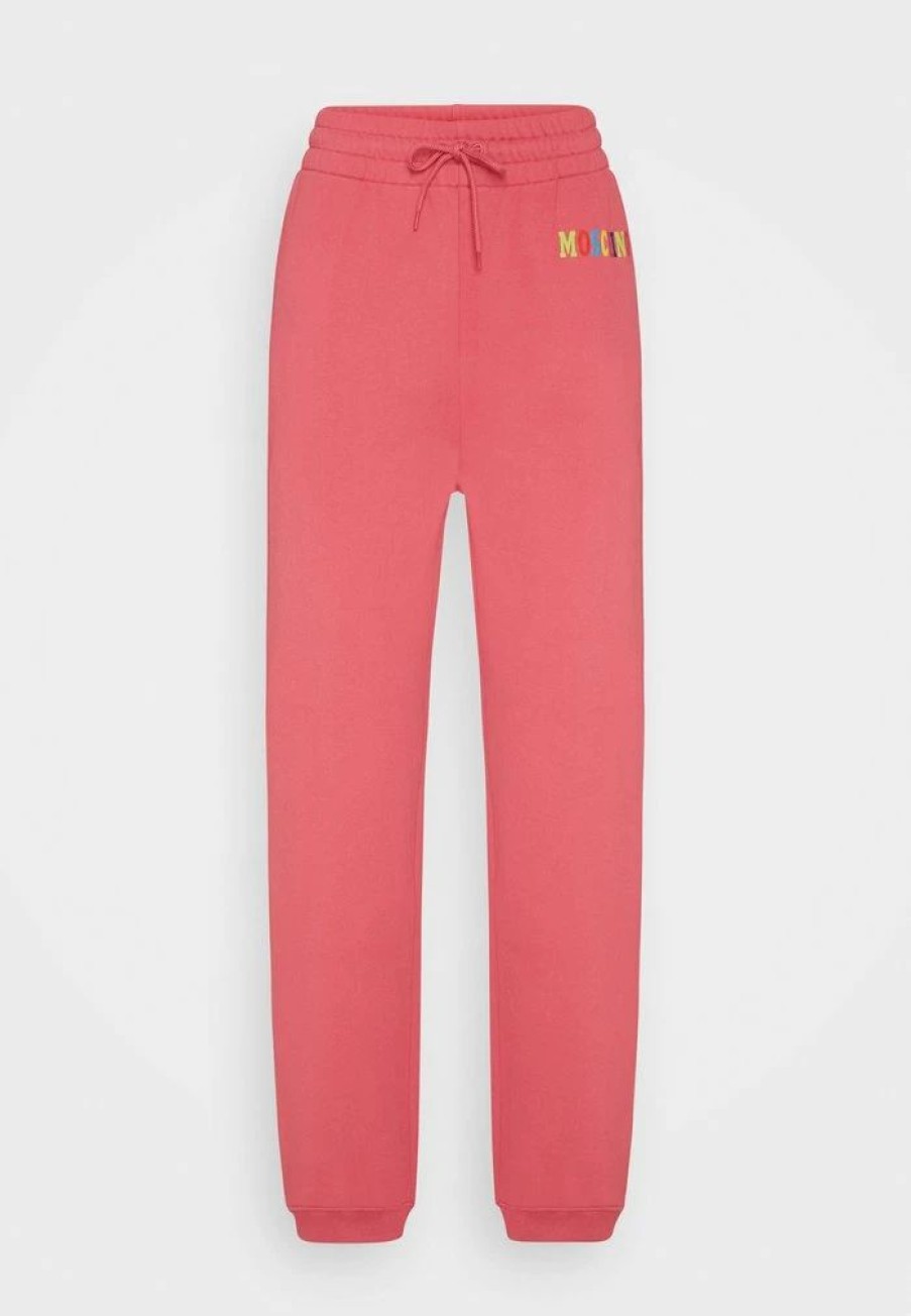 * | Moschino Logo Tracksuit Bottoms Fucsia